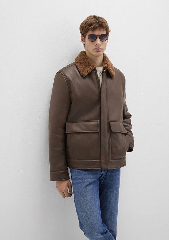 DÜĞMELİ CEKET Erkek Kahverengi Ceket - M0110669