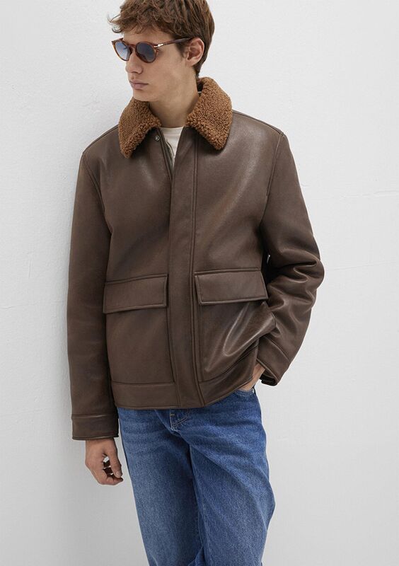 DÜĞMELİ CEKET Erkek Kahverengi Ceket - M0110669