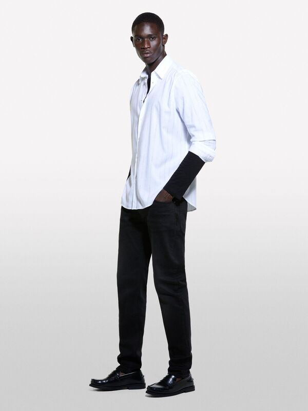 Elastan Karışımlı Slim Fit Denim Pantolon Erkek 800 Pantolon - 324A4N3HSE00O