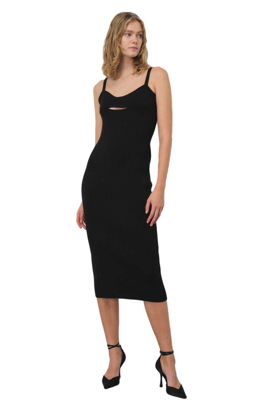 Mısırlı - ELBİSE Kadın Siyah Elbise - W23S07D629EL