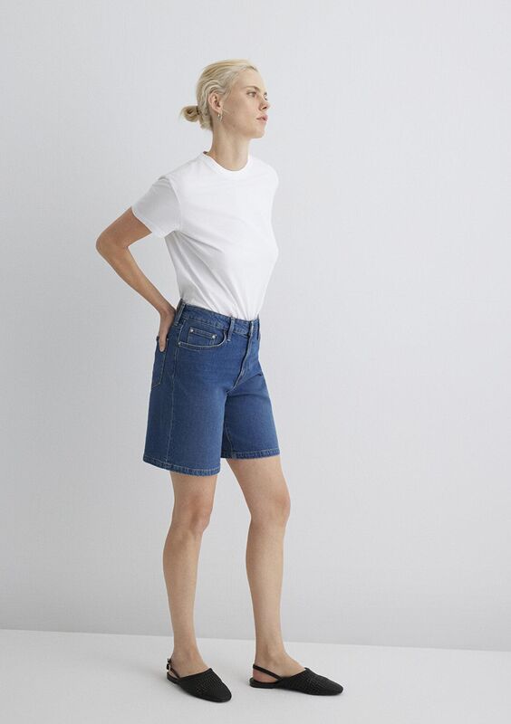 ELIANA Kadın Mavi Denim Şort - M1411221