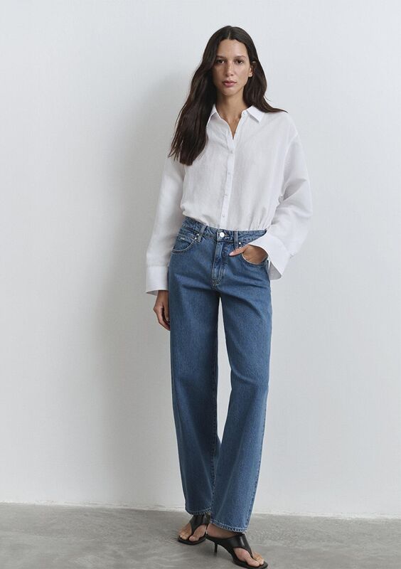 ELLA Kadın Mavi Denim Pantolon - M1011044