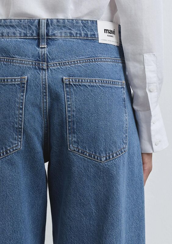 ELLA Kadın Mavi Denim Pantolon - M1011044