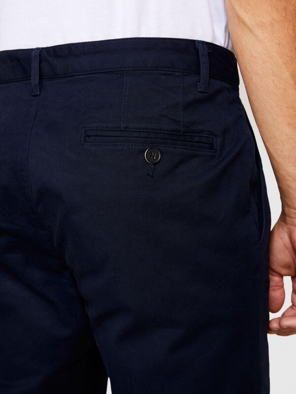 Esnek Slim Fit Chino Pantolon Erkek Renkli T-Shirt - 323A4JGCSF03E