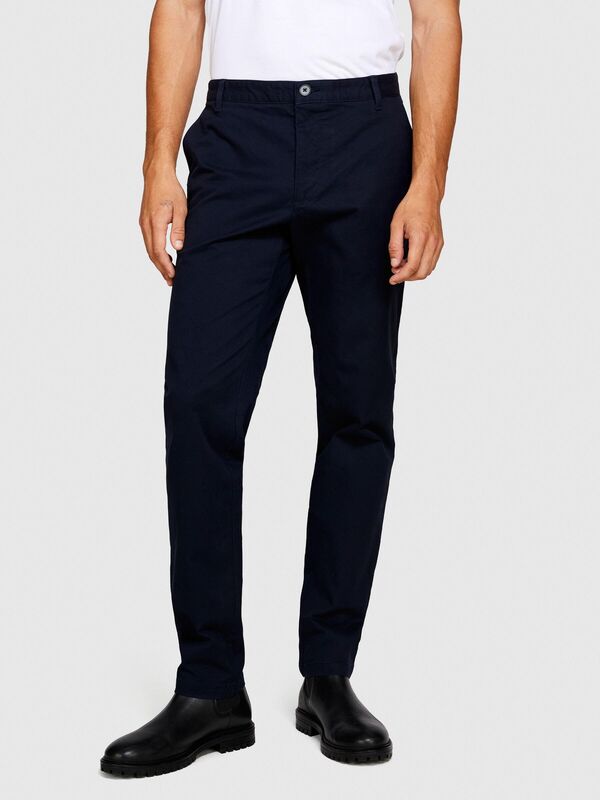 Esnek Slim Fit Chino Pantolon Erkek Renkli T-Shirt - 323A4JGCSF03E