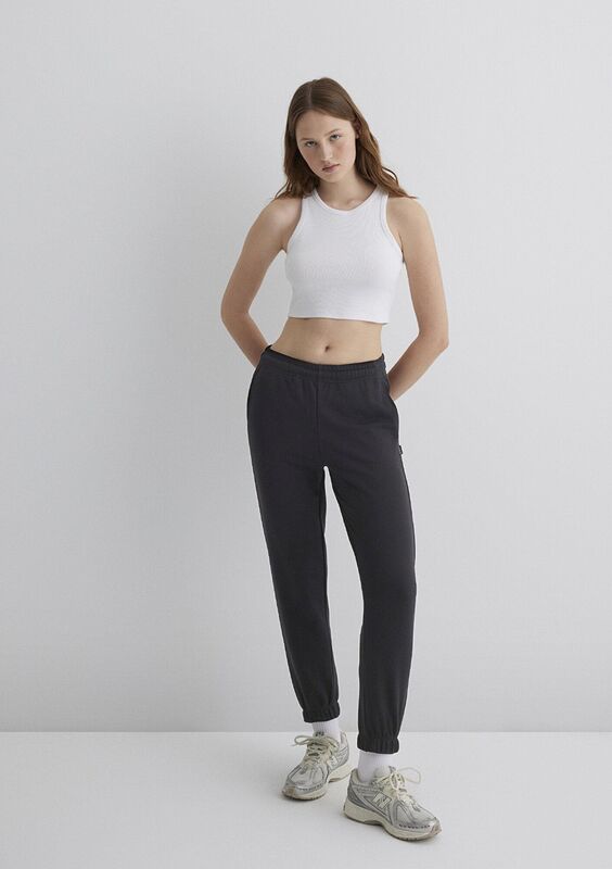 Mavi - EŞOFMAN ALTI Kadın Siyah Eşofman Altı - M1600823