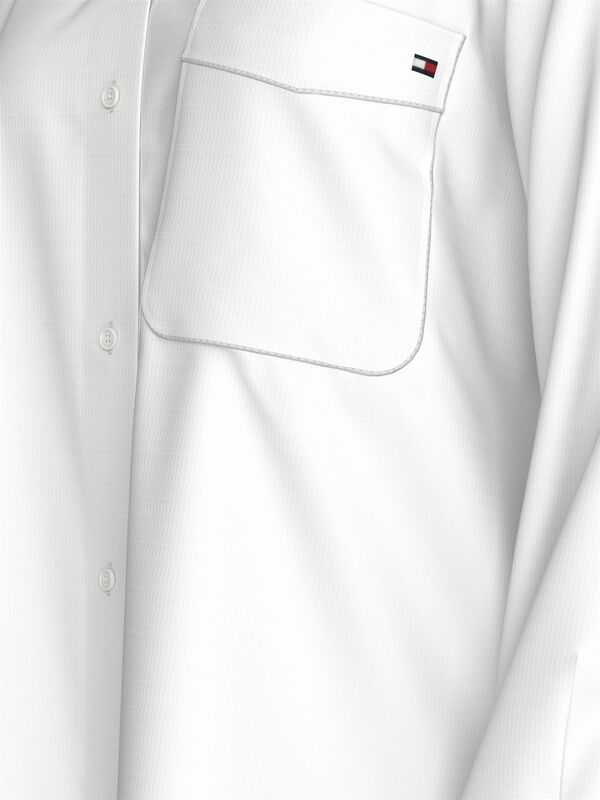 ESS POPLIN EASY FIT SHIRT Kadın Beyaz Gömlek - WW0WW45612