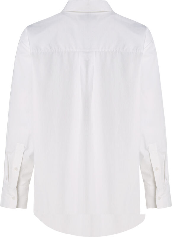 ESS POPLIN EASY FIT SHIRT Kadın Beyaz Gömlek - WW0WW45612