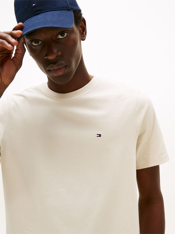 ESS SEASONAL REG FIT SOLID TEE Erkek Bej T-Shirt - MW0MW39995