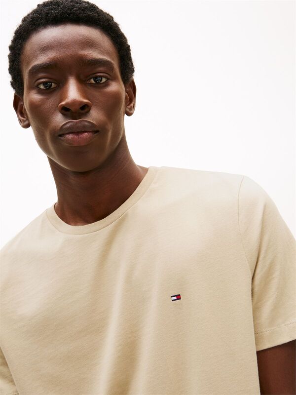 Tommy Hilfiger - ESS SEASONAL REG FIT SOLID TEE Erkek Yeşil T-Shirt - MW0MW39995