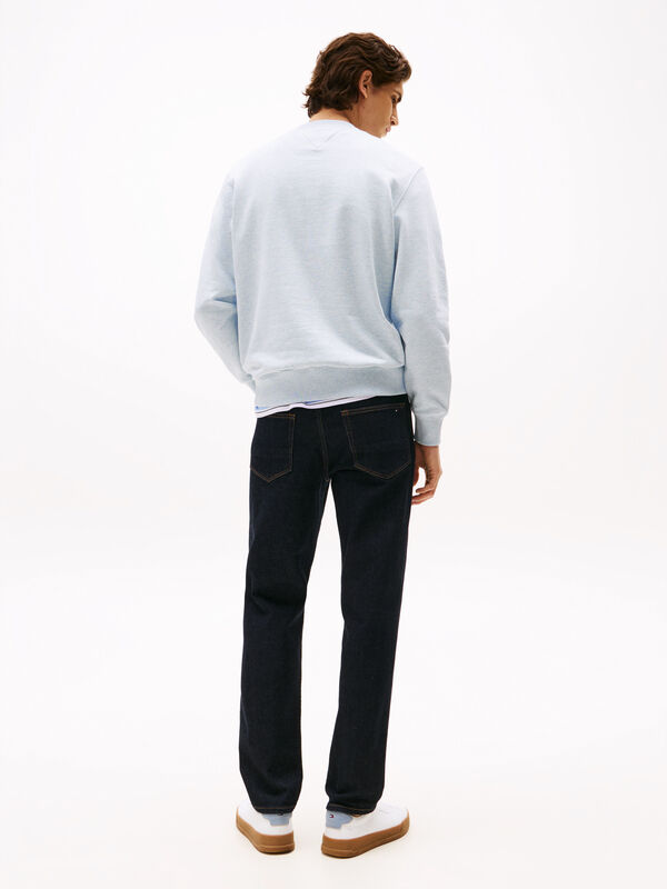 ESSENTIAL TERRY CREWNECK Erkek Mavi Sweatshirt - MW0MW37237