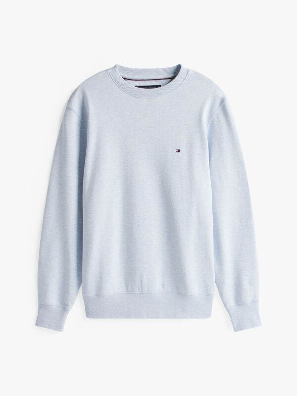 ESSENTIAL TERRY CREWNECK Erkek Mavi Sweatshirt - MW0MW37237
