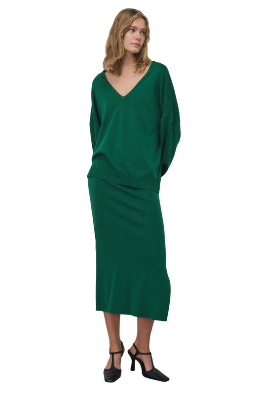 Mısırlı - ETEK Kadın Yeşil Etek - W22W07D115ET