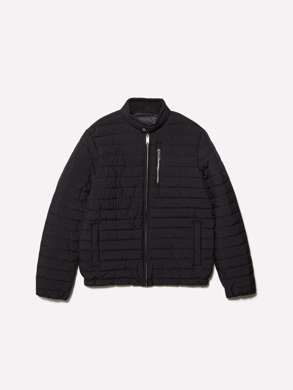 Fermuar ve Logo Detaylı Slim Fit Mont Erkek Bej Mont - 325P21V1SN03R