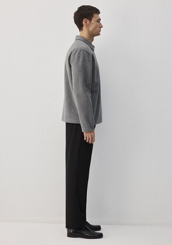 FERMUARLI SWEATSHIRT Erkek Gri Sweatshirt - M0S10265