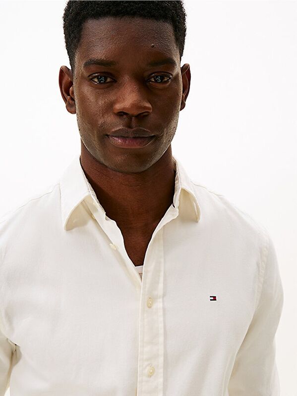 FLEX FLANNEL SOLID RF SHIRT Erkek Beyaz Gömlek - MW0MW40469