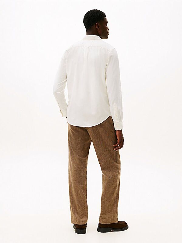 FLEX FLANNEL SOLID RF SHIRT Erkek Beyaz Gömlek - MW0MW40469