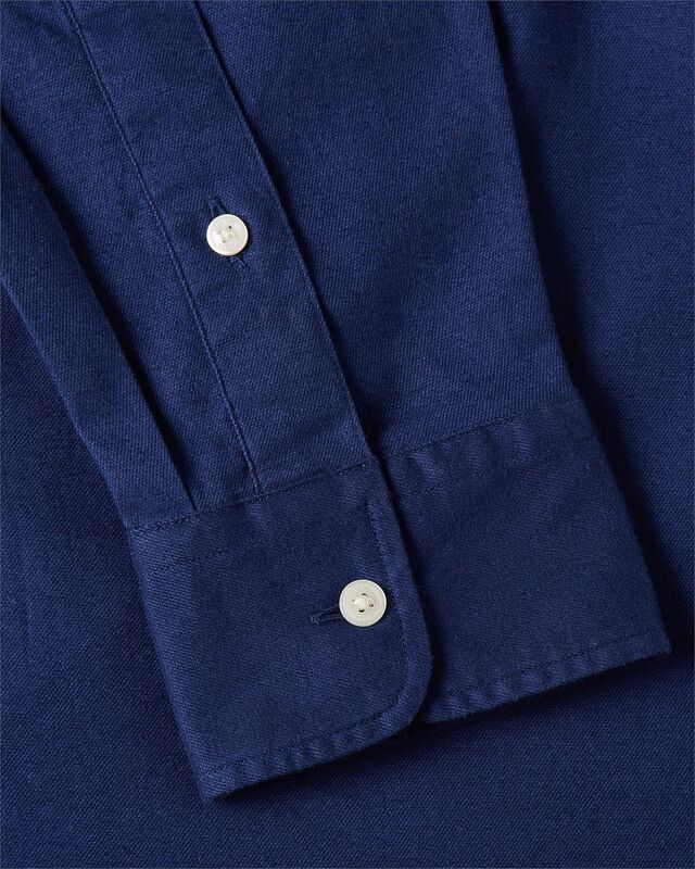 FLEX FLANNEL SOLID RF SHIRT Erkek Mavi Gömlek - MW0MW40469