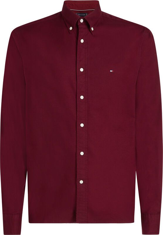 Tommy Hilfiger - FLEX FLANNEL SOLID RF SHIRT Erkek Mor Gömlek - MW0MW40469 Tommy Hilfiger - FLEX FLANNEL SOLID RF SHIRT Erkek Mor Gömlek - MW0MW40469