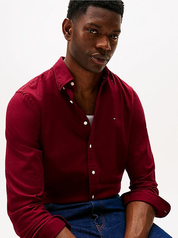 FLEX FLANNEL SOLID RF SHIRT Erkek Mor Gömlek - MW0MW40469