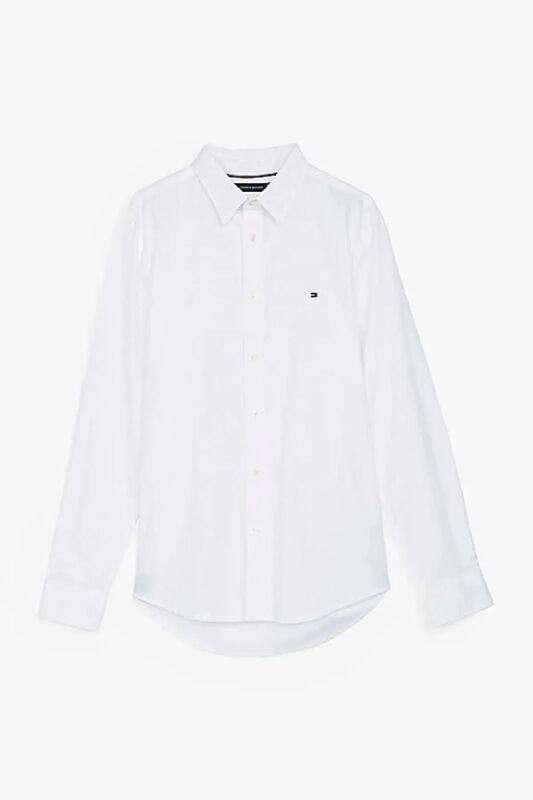 FLEX POPLIN KENT COLLAR SF SHIRT Erkek Beyaz Gömlek - MW0MW38137