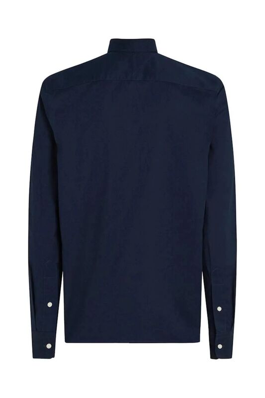 FLEX POPLIN KENT COLLAR SF SHIRT Erkek Mavi Gömlek - MW0MW38137