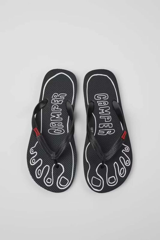 Flip Flop Uniseks Siyah Terlik - K500024
