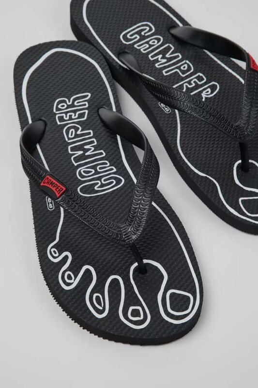 Flip Flop Uniseks Siyah Terlik - K500024