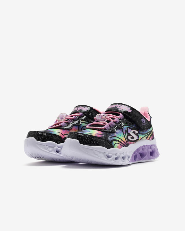 FLUTTER HEART LİGHTS - GROOVY SWİRL Kız Çocuk Siyah Spor Ayakkabı - 303253L