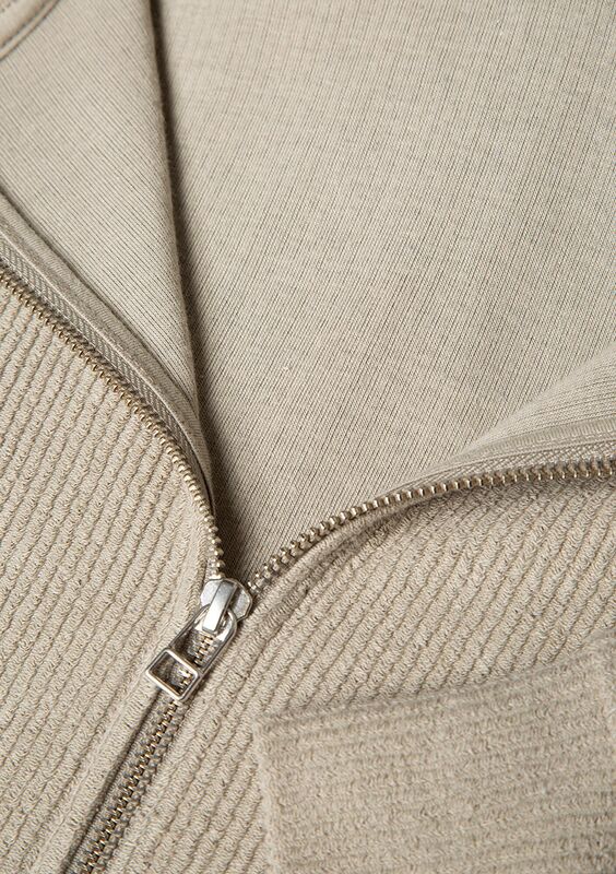 FULL ZIP KAPÜŞONLU SWEATSHIRT Erkek Gri Sweatshirt - M0S10520