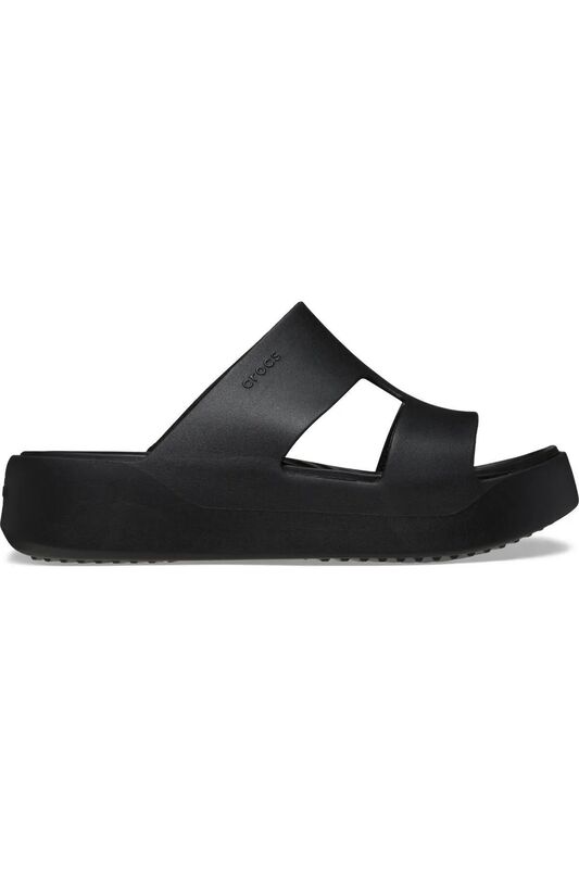 Crocs - Getaway Platform H-Strap Kadın Siyah Terlik - 209409