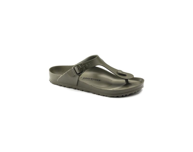 Birkenstock - Gizeh Eva Erkek Yeşil Terlik - 1019143