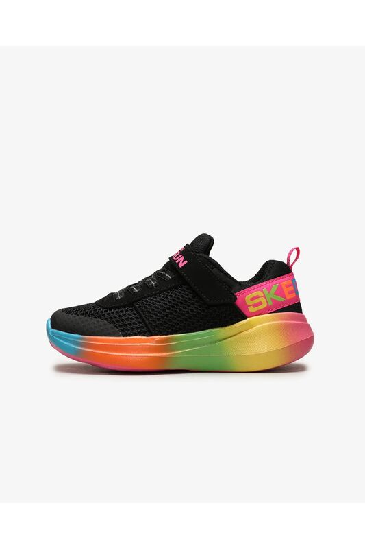 Skechers - GO RUN FAST - ELECTRİC FUN Kız Çocuk Siyah Spor Ayakkabı - 302036L