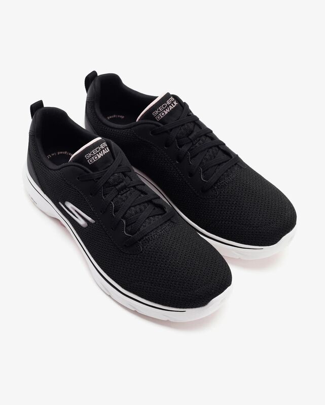 Go Walk 7 - Clear Path Kadın Siyah Spor Ayakkabı - 125207