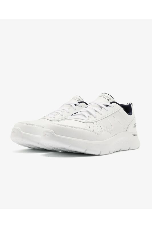 Go Walk Flex - Steady Up Erkek Beyaz Sneaker - 216499TK