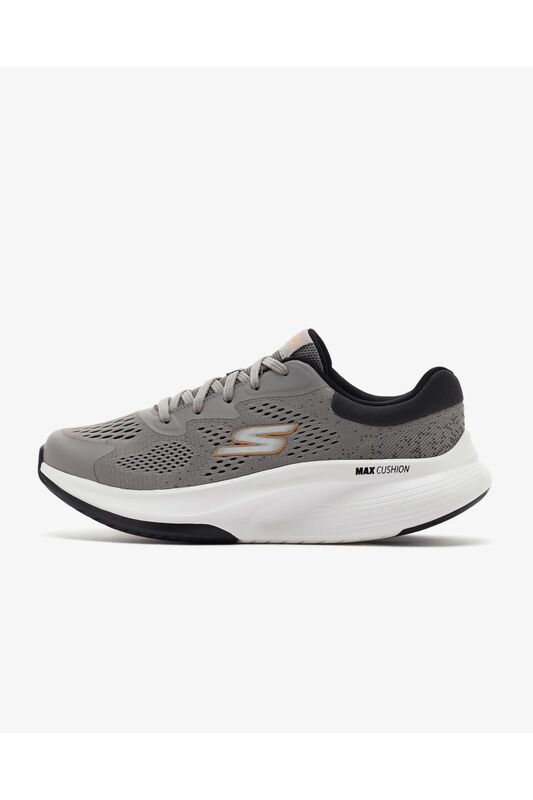 Skechers - Go Walk Max Walker - Augustus Erkek Gri/Turuncu Spor Ayakkabı - 216579