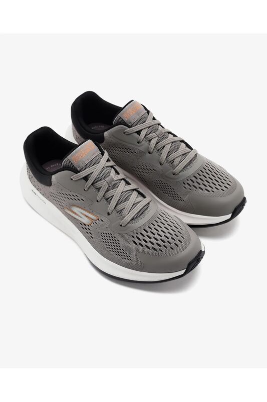 GO WALK MAX WALKER - AUGUSTUS Erkek Gri/Turuncu Spor Ayakkabı - 216579