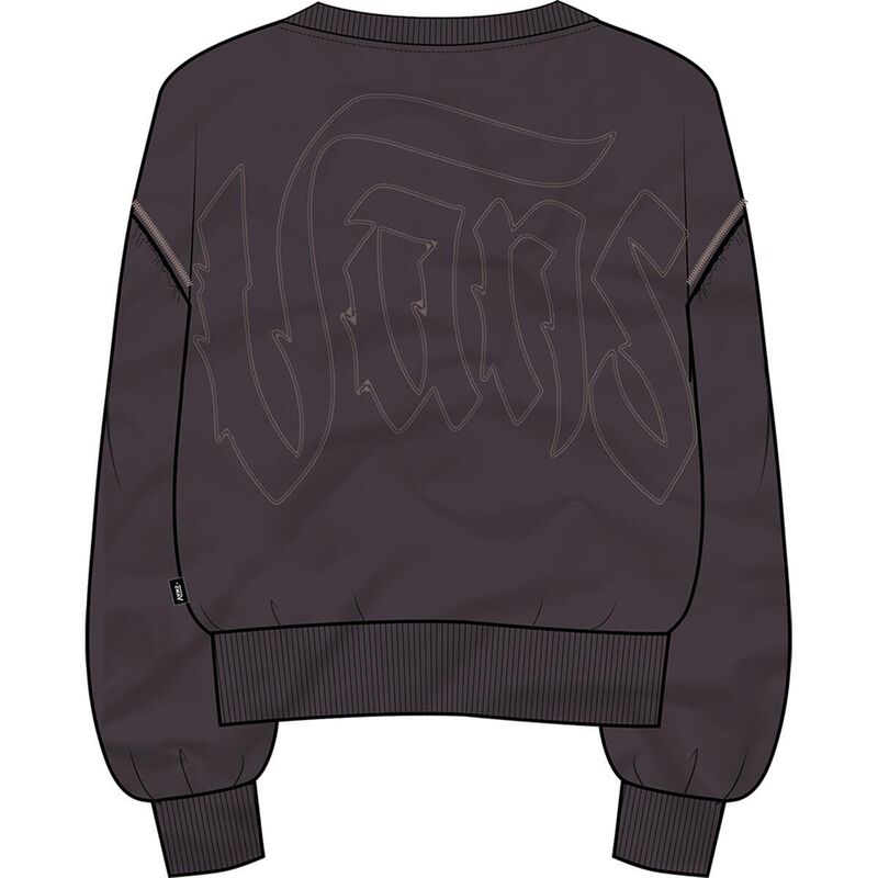 Got Your Back Crew Kadın Dark Port Sweatshirt - VN000Q33