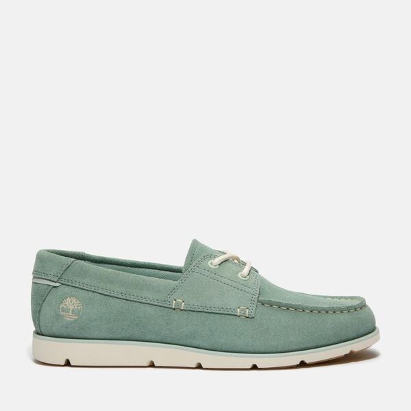 Timberland - Grafton Bay Lace Up Shoe Erkek Yeşil Sneaker - TB0A42X7