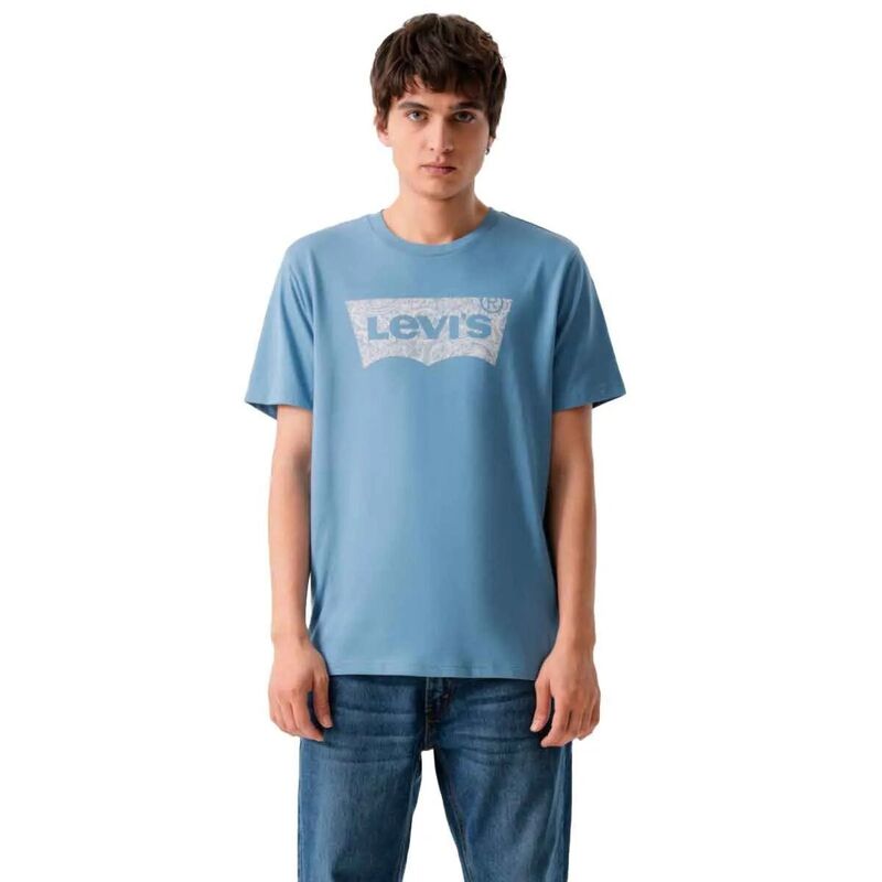 Levi's - GRAPHIC CREWNECK TEE Erkek Mavi T-Shirt - 22491