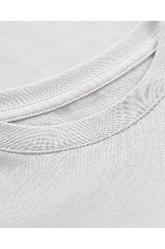 Graphic T-Shirt W Short Sleeve Kadın Gri T-Shirt - S241014