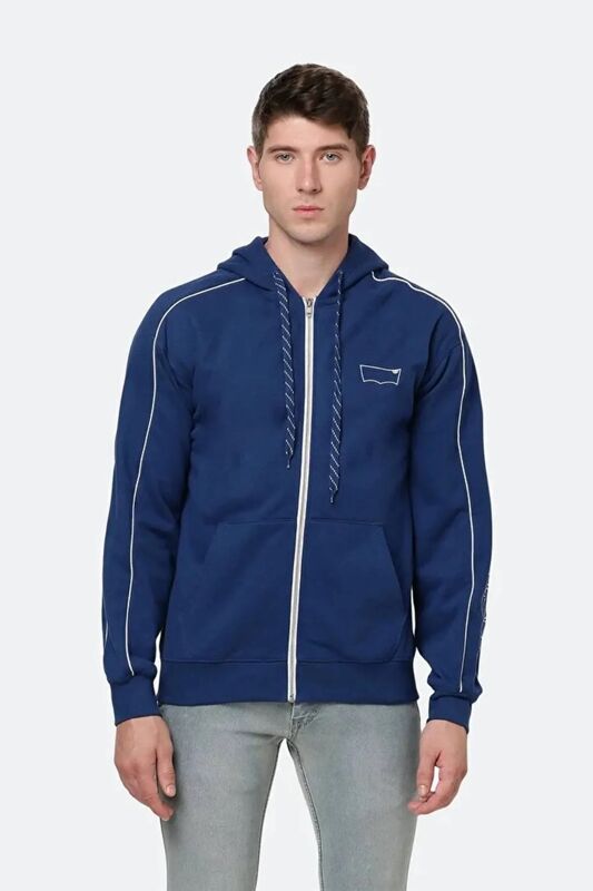 GRAPHIC TRAINING ZIPUP Erkek Yeşil Sweatshirt - A9434