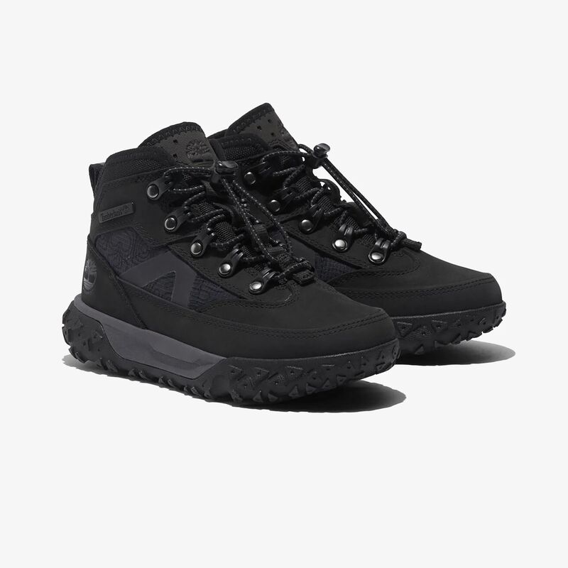 GreenStride Motion 6 MID BUNGEE WATERPRO Unisex Çocuk Siyah Bot - TB1A673Z