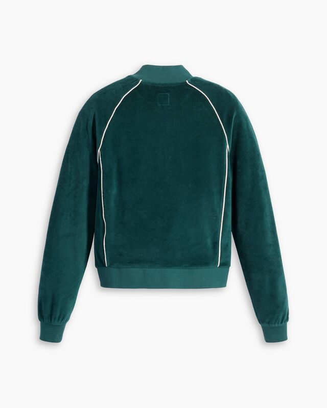 GT IVY LEAGUE ZIP Kadın Yeşil Sweatshirt - A5991