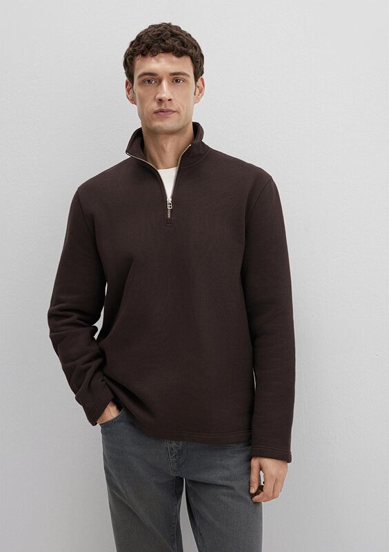 HALF ZIP SWEATSHIRT Erkek Kahverengi Sweatshirt - M0S10519