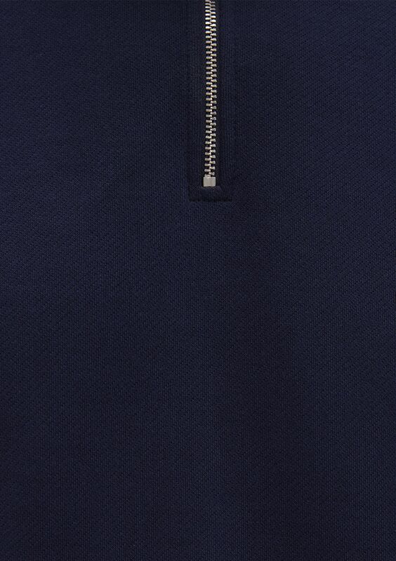 HALF ZIP SWEATSHIRT Erkek Mavi Sweatshirt - M0S10414