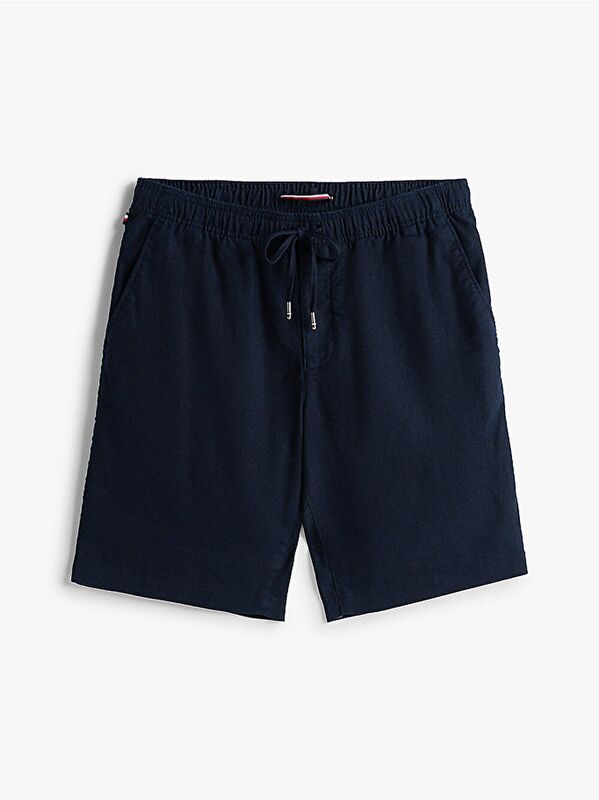 HARLEM PO LINEN SHORT Erkek Mavi Şort - MW0MW37804 HARLEM PO LINEN SHORT Erkek Mavi Şort - MW0MW37804