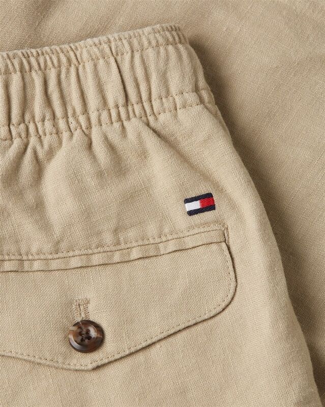 HARLEM PO LINEN SHORT Erkek Yeşil Şort - MW0MW37804
