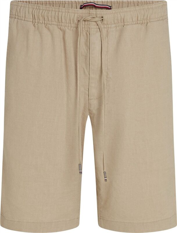 Tommy Hilfiger - HARLEM PO LINEN SHORT Erkek Yeşil Şort - MW0MW37804