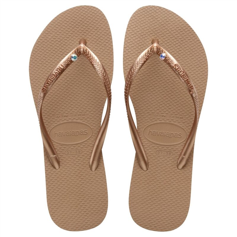 HAV. SLIM CRYSTAL Kadın Pembe Terlik - 4145651